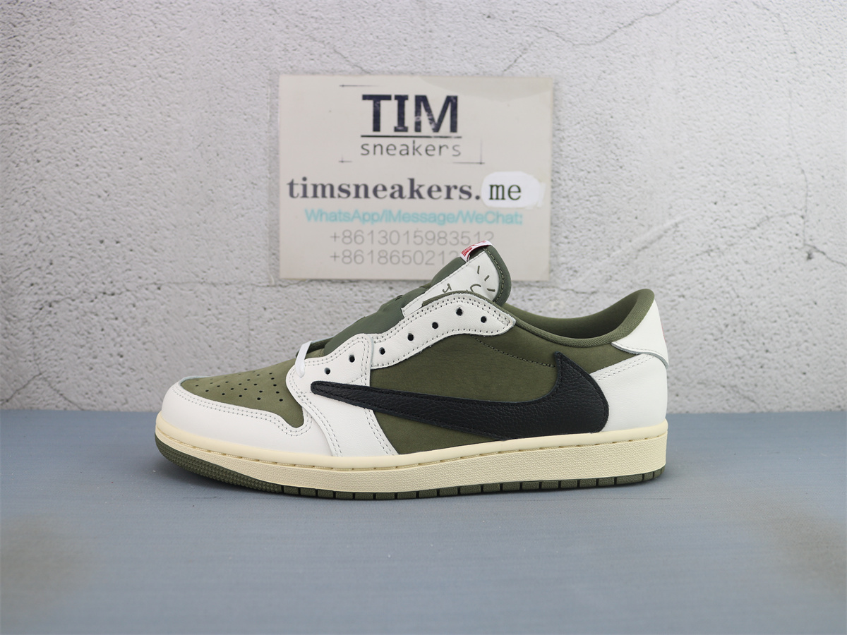 LJR Batch Travis Scott x Air Jordan 1 Low OG Medium Olive DM7866-200